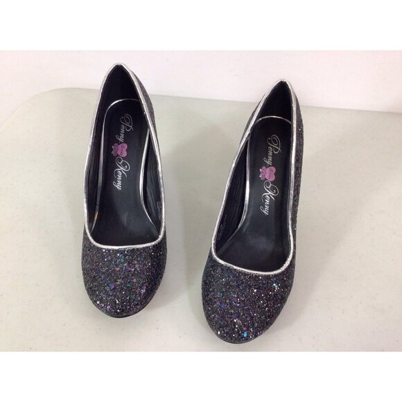 Penny Loves Kenny Sequin Sparkly Heels Pumps Womens 7.5 - Picture 6 of 8